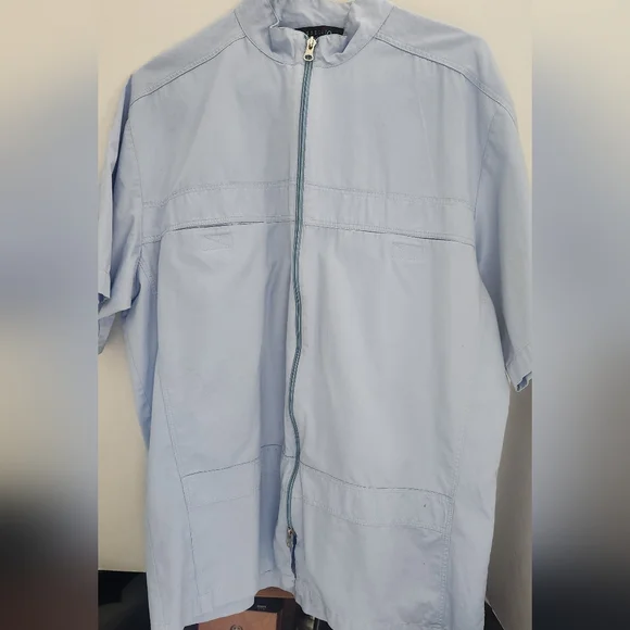 Pastelli Men's Medical Full Zip Large Top - Picture 2 of 13